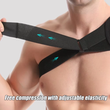 Compression Shoulder Support Breathable Fabric Rotator Cuff Men Women(Red) In Australia - Darrahopens