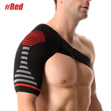 Compression Shoulder Support Breathable Fabric Rotator Cuff Men Women(Orange)