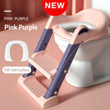 NEW Potty Training Toilet With Step Stool Ladder & Soft Seat For Toddlers & Kids(Pink)