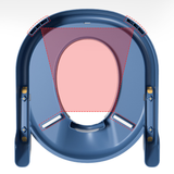 NEW Potty Training Toilet With Step Stool Ladder & Soft Seat For Toddlers & Kids(Blue)