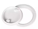 4-Piece Set Marine ABS Deck Access Hatch – Round Screw-In Inspection Port – Waterproof Deck Cover for Yachts and RVs – 197 x 161mm – White In Australia - Darrahopens