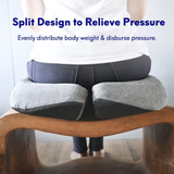 Pressure Relief Seat Cushion for Long Sitting Hours on Office/Home Chair, Car, Wheelchair - Extra-Dense Memory Foam for Hip Dark gray In Australia - Darrahopens