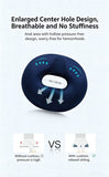 Memory Foam Donut Seat Cushion for Men, Orthopedic Relief Cushion, Ergonomic Hollow Chair Pad, Tailbone & Hemorrhoid Pressure Relief, Breathable Non-Slip Cushion for Office Chair, Car Seat, Home Use Gray In Australia - Darrahopens