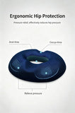 Memory Foam Donut Cushion for Women, Orthopedic Pressure Relief Seat Pillow, Breathable Hemorrhoid Tailbone Pain Pad, Office Chair Car Seat Cushion for Postpartum Pregnancy Long Sitting Navy blue