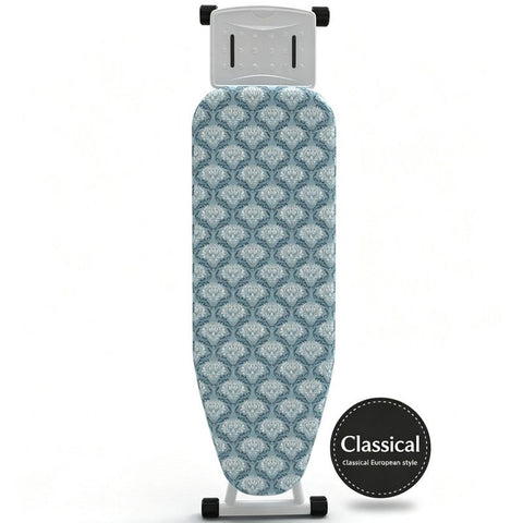 Ironing Board Cover with Heat Resistant Cotton Pad, Non-Fade Thick Replacement Fabric Cover, Elastic Drawstring, Fit 110×33 cm Ironing Board, Breathable Heat-Proof Iron Table Cloth flower In Australia - Darrahopens