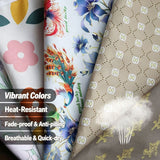 Ironing Board Cover with Heat Resistant Cotton Pad, Non-Fade Thick Replacement Fabric Cover, Elastic Drawstring, Fit 90×30cm Ironing Board, Breathable Heat-Proof Iron Table Cloth Geometric Art In Australia - Darrahopens
