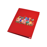 Christmas Train 3D Pop Up Greeting Card, Holiday Xmas Gift Card with Envelope & Note Card, Christmas Party Invitation & Festive（Font） In Australia - Darrahopens