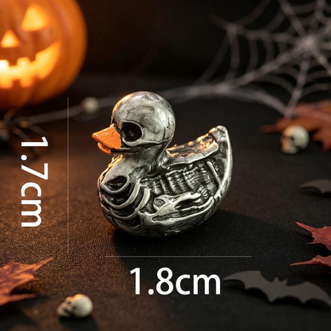 Halloween Skull Duck Resin Ornaments, Halloween Party Desktop Miniatures Decoration Gift In Australia - Darrahopens