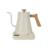Gooseneck Electric Kettle - 0.9L - With Temperature Control - Stainless Steel 304 - Ultra-Silent - White