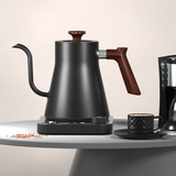 Gooseneck Electric Kettle - 0.9L - With Temperature Control - Stainless Steel 304 - Ultra-Silent - White