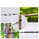 Retractable travel clothesline - Extends 3-4 meters - With 12 clothespins - For indoor & outdoor use In Australia - Darrahopens