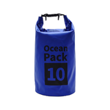 Ocean Pack Waterproof Dry Bag, 15L Double Shoulder Strap, 500D PVC Waterproof Sack for Kayaking, Swimming, Fishing, Camping, Outdoor Travel, Floating Dry Storage Bag(Blue) In Australia - Darrahopens