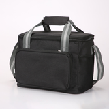 15L Oxford Thermal Lunch Bag, Portable Leakproof PEVA Liner Tote Bag, Waterproof Outdoor Picnic Camping Beach Lunch Cooler Bag for Food Storage, Keep Warm & Cold(Black,) In Australia - Darrahopens