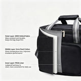 15L Oxford Thermal Lunch Bag, Portable Leakproof PEVA Liner Tote Bag, Waterproof Outdoor Picnic Camping Beach Lunch Cooler Bag for Food Storage, Keep Warm & Cold(navy blue) In Australia - Darrahopens
