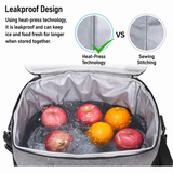 15L Oxford Thermal Lunch Bag, Portable Leakproof PEVA Liner Tote Bag, Waterproof Outdoor Picnic Camping Beach Lunch Cooler Bag for Food Storage, Keep Warm & Cold(burgundy) In Australia - Darrahopens
