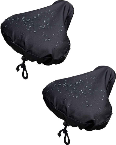 Waterproof Saddle Cover - Bicycle Saddle Cover - Cover for Bicycle Saddle - Rain Cover - Elastic Rain Cover for Bicycle Saddle - 2-pack