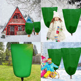 Frost Protection Plant Cover - 2 Pieces - Plant Cover - Frost Non-Woven Fabric - Plant Protective Covers - Plant Protection - Winter Protective Cover Tree/Plant - 80x100cm - Anti-Frost Protective Cover Plants - Winter Cover - Durable - Zipper - UV Permeab