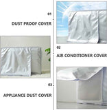 Air Conditioner Cover Outdoor Unit - Air Conditioner Protective Cover - Air Conditioning Covers - Universal Air Conditioner Protective Cover - 86x35x60cm - Waterproof - With Ventilation Flap - Protective Cover for Air Conditioning Main Unit - Air Conditio