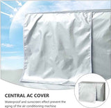 Air Conditioner Cover Outdoor Unit - Air Conditioner Protective Cover - Air Conditioning Covers - Universal Air Conditioner Protective Cover - 86x35x60cm - Waterproof - With Ventilation Flap - Protective Cover for Air Conditioning Main Unit - Air Conditio