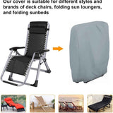 Waterproof Chair Cover - Garden Furniture Protective Cover - Garden Chair Cover - Garden Furniture Cover - Chair Cover for Garden Chairs - Cover for Folding Chairs - Weatherproof Chair Protective Cover - For Outdoor Use in the Garden, Balcony, or Terrace