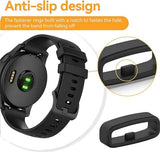 6x Watch strap loop - Safety ring holder - Anti-slip silicone ring - Suitable for 20mm Smartwatch Strap (Universal) loop strap