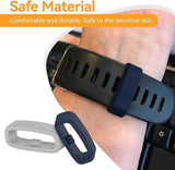 6x Watch strap loop - Safety ring holder - Anti-slip silicone ring - Suitable for 20mm Smartwatch Strap (Universal) loop strap