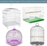 Birdcage Mesh Cover - Universal Birdcage Cover - Birdcage Splash Guard - Seed Catcher - Dust Cover for Birdcage - Birdcage Cover Skirt - Dustproof Mesh Cover - Dust Cover - Net - Birdcage Accessories - 40*150-220 cm - Black and White