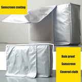 Air Conditioner Cover - Air Conditioner Cover Outdoor Unit - Outdoor Winter Cover - Dustproof - Frost-Resistant - Air Conditioning Covers - Air Conditioner Cover - Durable and Waterproof - Air Conditioner Protective Cover - Universal Air Conditioner Prote