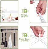 Fly Cover - 4 Pieces - Food Protection Covers - Fly Cover - Foldable - Pop-up Umbrella Net Tent - Cover - Mesh - Mesh Material - Fly Protection - For Food, Fruit, Barbecue - Insect Protection - Perfect Protection - 33*33 cm (12")