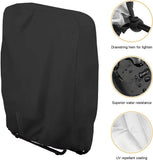 Waterproof Chair Cover - Set of 2 - Garden Chair Cover - Protective Cover for Garden Furniture - Waterproof Chair Cover - Cover for Folding Chairs - Garden Furniture Cover - Garden Chair Cover - 71x20/34x110cm - For Outdoor Use in the Garden, Balcony or T