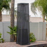 Patio Heater Cover - Heavy-Duty Waterproof Porch Cover - Patio Heater Cover - Pyramid Style Heated Umbrella Cover - Dust Cover for Outdoor Use - Heater Cover - for Pyramid Torch Patio Heaters - 221x53x61cm - Black