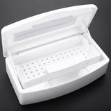 Nail Sterilizer Tray Disinfection Box for Manicure Pedicure Art Tools