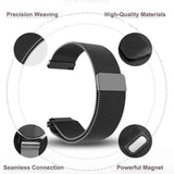 Pink Silicone 22mm Watchband Compatible with Garmin Venu 2S Vivoactive 3 4S 4 Forerunner 245 645 Galaxy Watch 4 Classic 42 46mm 18mm 20mm