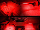 Darrahopens Auto Accessories > Auto Accessories Others > Automotive Lights T10 W5W Canbus Red 4-Pack LED Bulbs 12V 24V Compatible with Automotive