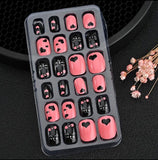 Snap Nails for Kids - 120 Pack Acrylic Nails Multicolor