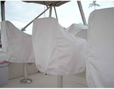 Seat Covers - Waterproof Outdoor Seat Covers for Pontoon Boats, Captain's Chairs - Oxford Fabric Seat Covers for Driver's Seat - 2-Pack
