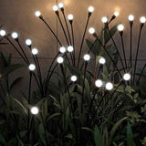 LED solar lights - Outdoor lighting - Solar garden lighting - Mood lighting - LED solar garden lights - Firefly-shaped - 12 flower pots x 2 - Waterproof, suitable for outdoor use - Ideal for decorating patio paths - White light