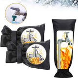 Anti-freeze cover for water taps - 3-piece pack - Insulated anti-freeze cover - Protective cover for water pipes against ice formation
