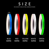 Reflective Stickers Bicycle - 5-pack - Reflective Tape - Reflector Sticker - Self-adhesive safety tape - Waterproof - Warning tape - 8 meters x 10 mm