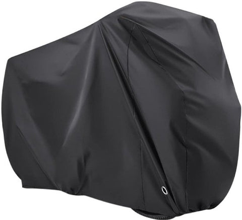 Bicycle cover - bicycle cover for 1 bicycle waterproof - Mountain bike cover - Rainproof - Dustproof - Sun-resistant - Dustproof - Waterproof - Sunshade - Cover fabric - Black - S