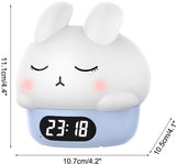 Darrahopens Home & Garden > Lighting > Night Lights & Ambient Lighting Children's night light - table lamp for bedroom - cute rabbit shape - cartoon bedside lamp - baby night light (blue)