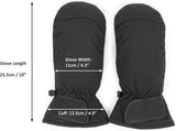 Darrahopens Outdoor Recreation > Snow Sports > Skiing & Accessories Gloves - Winter ski gloves for men and women - Non-slip - Thick - Warm - Waterproof - Suitable for cycling in cold weather - Sizes S/M