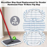 Darrahopens Home & Garden > Laundry & Cleaning > Laundry Cleaning Supplies Mop Pads - 3-pack mop refills - 15 x 8 inch flat dust mop head pads