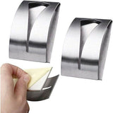 Darrahopens Home & Garden > Bathroom Accessories > Towel Racks & Holders Self-adhesive towel holder - Stainless steel dishcloth holder - Metal wall-mounted dishcloth holder - Silver towel hook - Dishcloth hook 3-pack