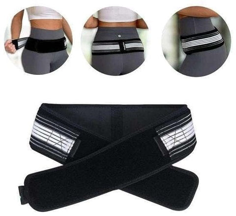 Darrahopens Health & Beauty > Health & Wellbeing > Supports & Braces Hip Support Belt - Adjustable - Relieves Sciatica and Hip Problems Black - 120cm