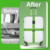 Darrahopens Home & Garden > Travel > Packing Organisers Luggage straps 4-pack - durable and colorful (green, blue, pink, orange)