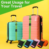 Darrahopens Home & Garden > Travel > Packing Organisers Luggage straps 4-pack - durable and colorful (green, blue, pink, orange)