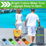 Darrahopens Home & Garden > Travel > Packing Organisers Luggage straps 4-pack - durable and colorful (green, blue, pink, orange)