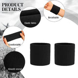 Darrahopens Sports & Fitness > Racquet Sports > Tennis Tennis Sweat-Wicking Wristbands - 3 Pairs - Unisex - Adult - Thickened Elastic Wristband - French Terry - Sports Wristband - Suitable for the Gym