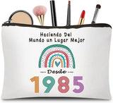 Darrahopens Health & Beauty > Cosmetic Storage > Cosmetic & Toiletry Bags Makeup bag - storage bag - birthday makeup bag - women's makeup bag - for women, girls, girlfriends, party gifts - pencil case - toiletry bag (1985)